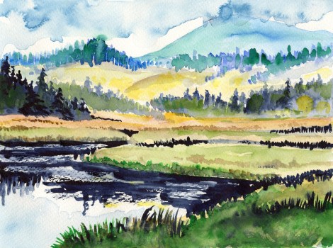 Forbidden Plateau (watercolour)