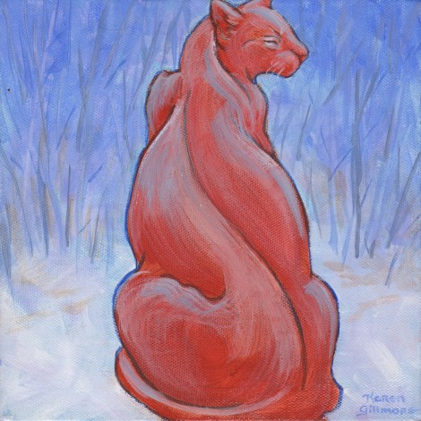 Jasper — acrylic on canvas, 8x8 inches