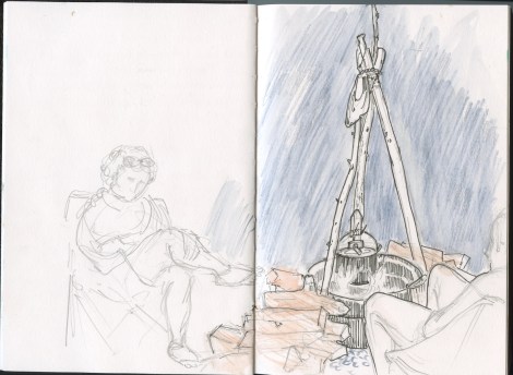 Sometimes people don't hold still long enough to finish!