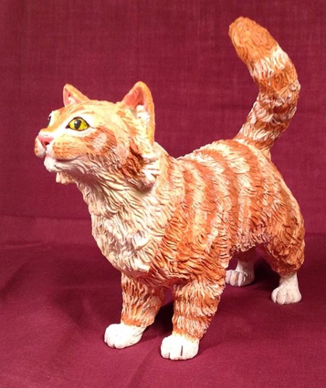 Spam can't decide which is his "good side". I guess that means I gave him a good paint job!