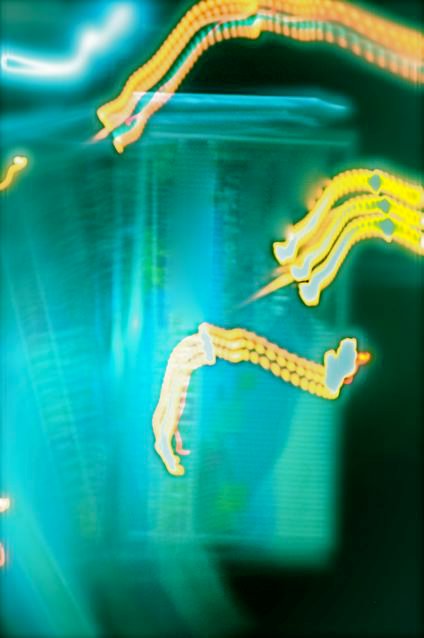 A candid shot of Zxapsulllati passers-by, in the blue-light section of town. Filled with pleasure-domes catering to all the races of the multiverse, with delights designed to relax beings from less enlightened cultures and thus lead them to enlightenment, the Zxapsulllati often waft through as part of their own quest to grok the ways of other entities.