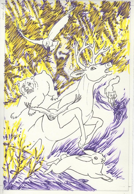 The scanner made the yellow here look greener than it actually is.