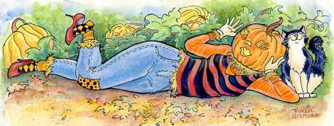 Mak has a girlfriend! — watercolour, pen and ink