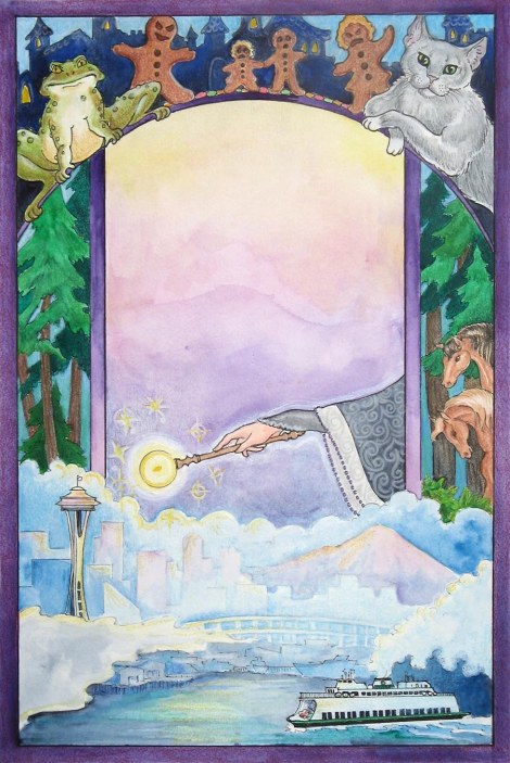 The Godmother is set in Seattle, my old stomping grounds. I really enjoyed imbuing it with a magical feeling.