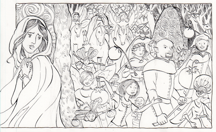 Janet Hides from the Fairy Procession