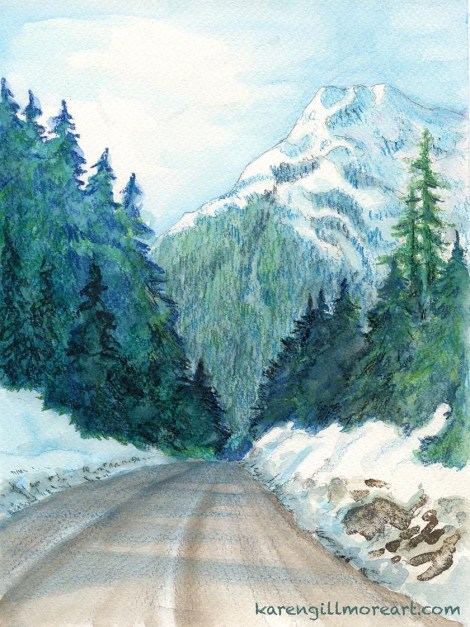 a road to somewhere destination beckoning the journey is all