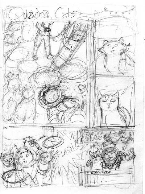 The full sized layout, first take.