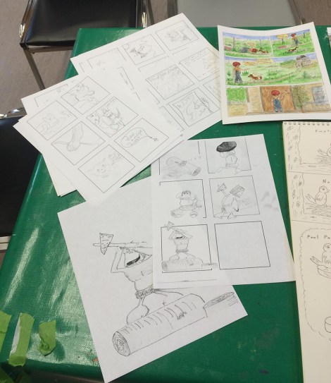 We had characters from Cavemen to under-the-bed monsters…