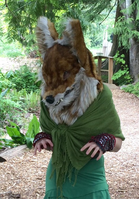 I found this fox woman walking down the path! Turned out she was capable of some eerie transformations: