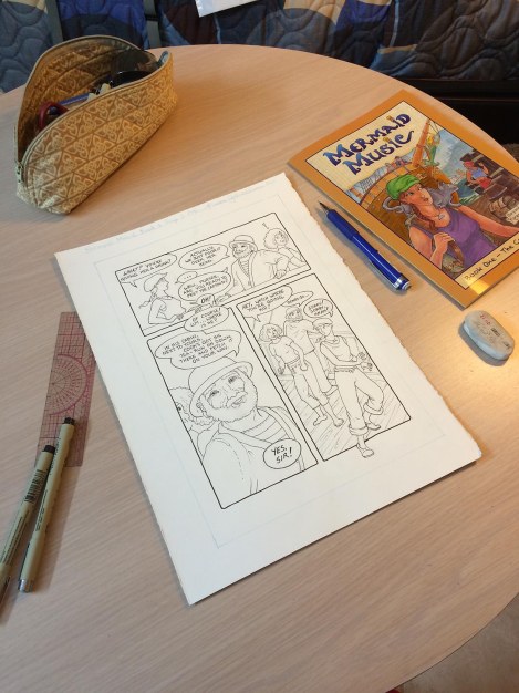 Mermaid Music Ch2 p3 WIP ink