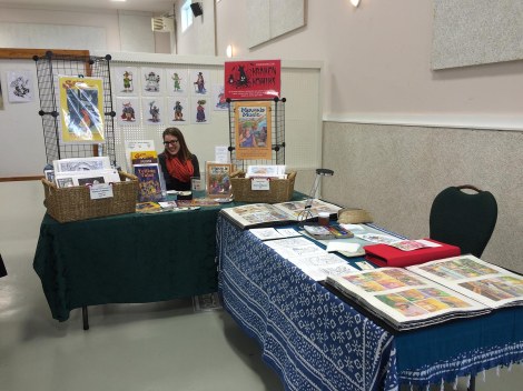 The corner configuration gave us the opportunity to try a different set-up. I liked it, but it definitely takes two people to run it this way.