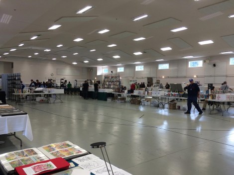 The hall was not quite as huge as it looks in this IPhone photo, but almost!