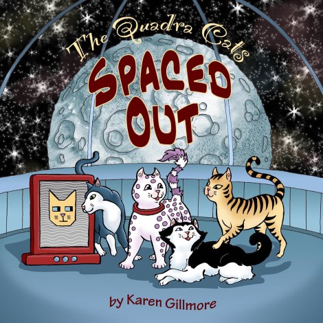 The Quadra Cats on bridge of Starship Takeout