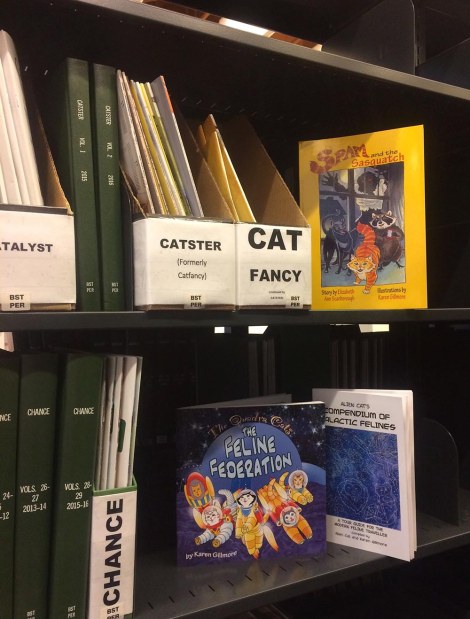 Cat section in library TCAF